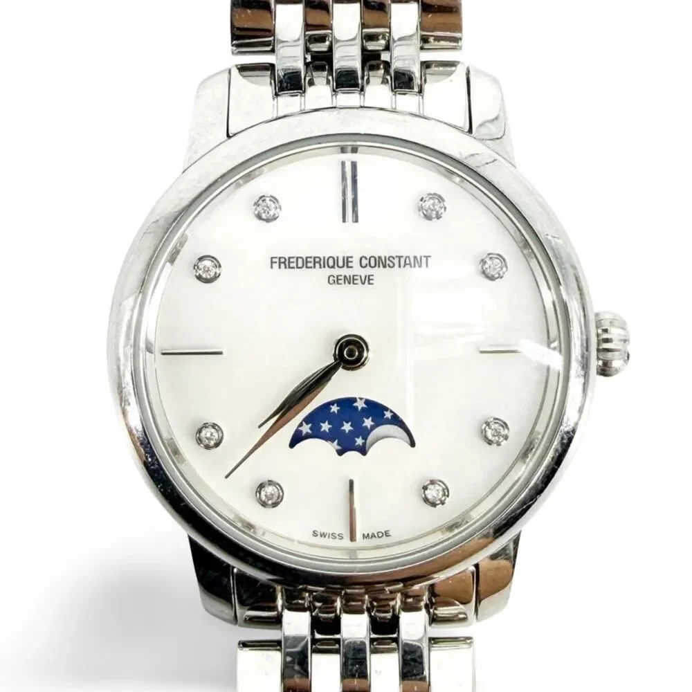 Frederique Constant Slimline Moonphase Lady Silver